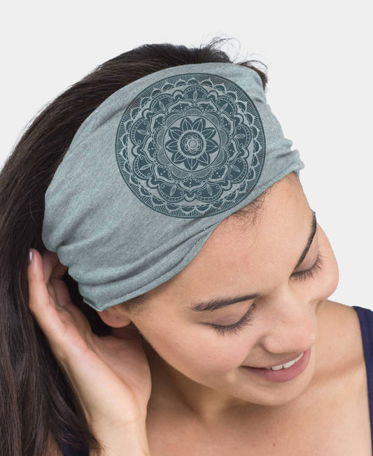 Indigo Mandala Boho Headband