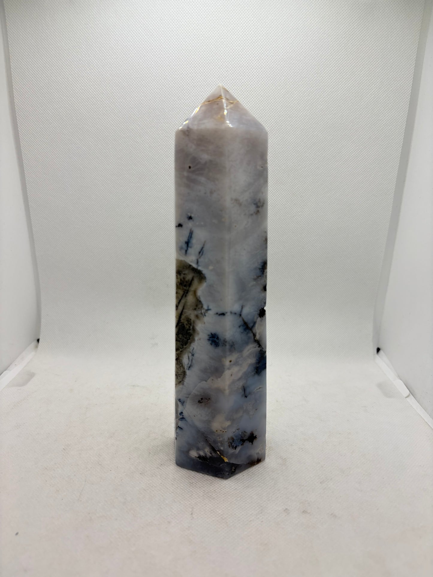 Snow White Agate Tower