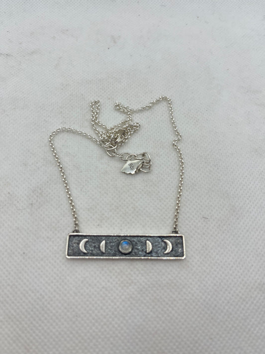 Celestial Bar with Topaz Necklace