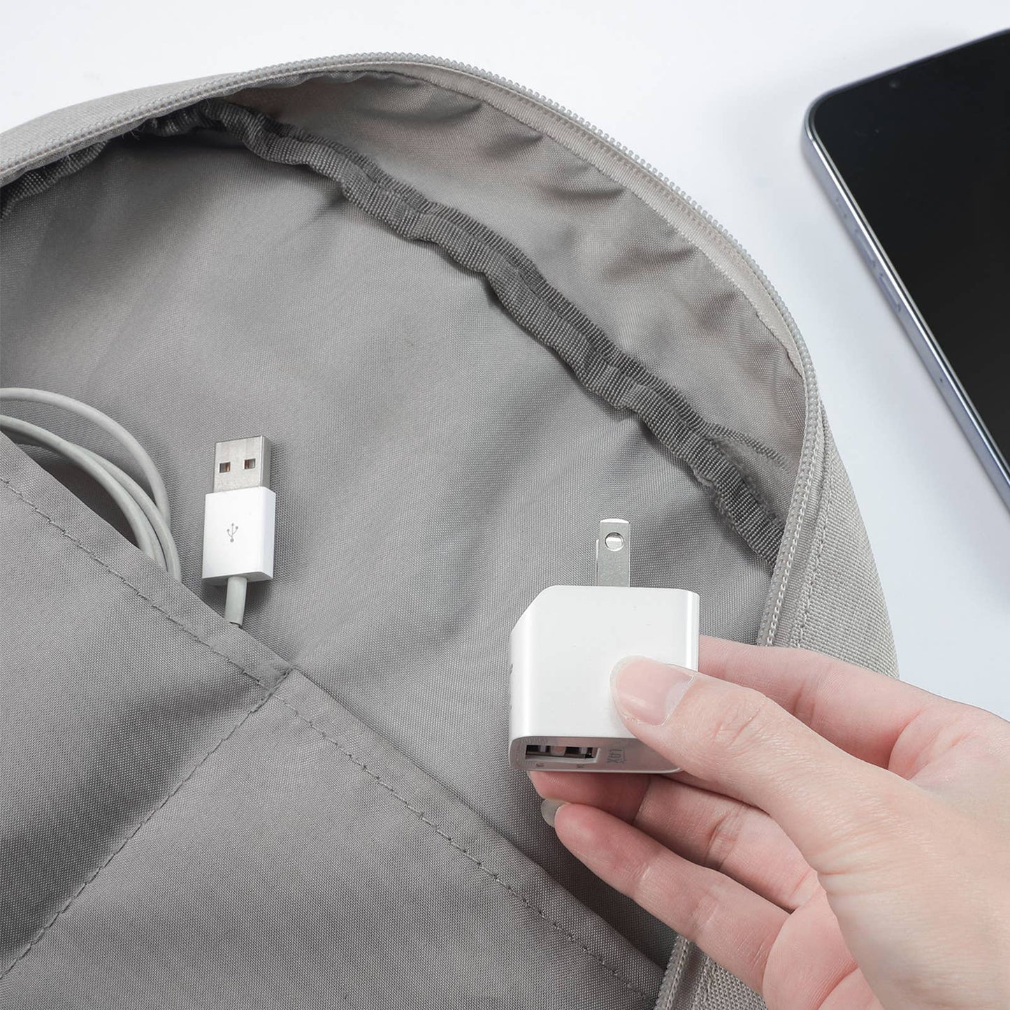 LAX Fast Charging 2 Port USB Wall Charger Retail Pack: White