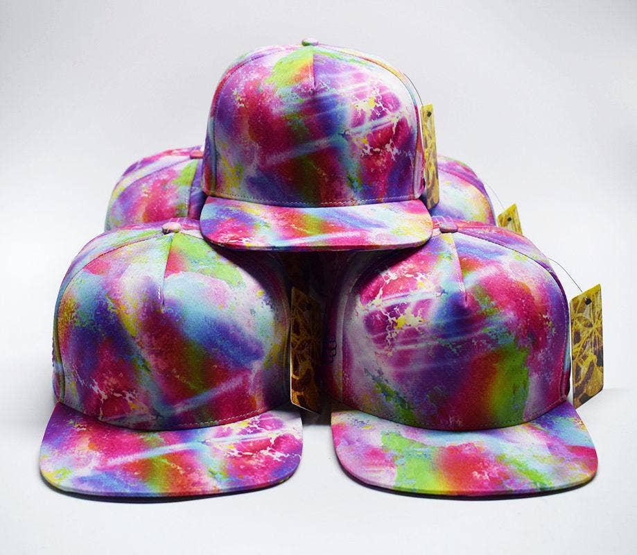 Marbleized Madness Limited Edition Flat Brim Hat: Regular & XL