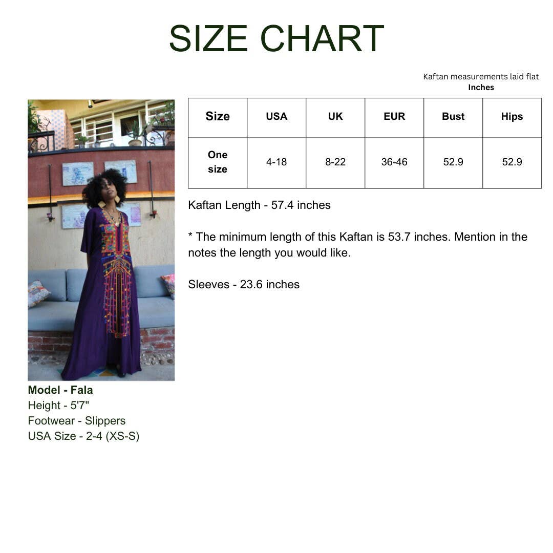 Purple Siwa Multicolor embroidered Kaftan dress, Cotton Kaftan, caftans for women, Summer Kaftan, Embroidered kaftan, caftans, Egyptian