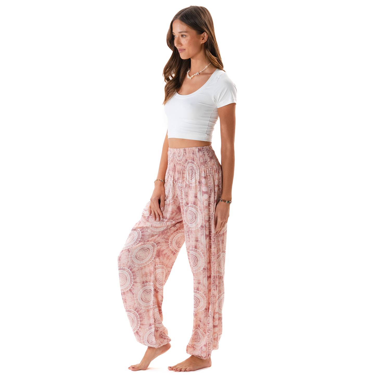 Baja Harem Pants with Pockets: Tall S, M, L/XL
