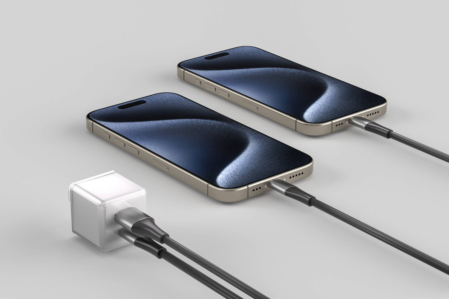 Rapid Wall Charger USB 20W Cubic Design - Retail Pack: White