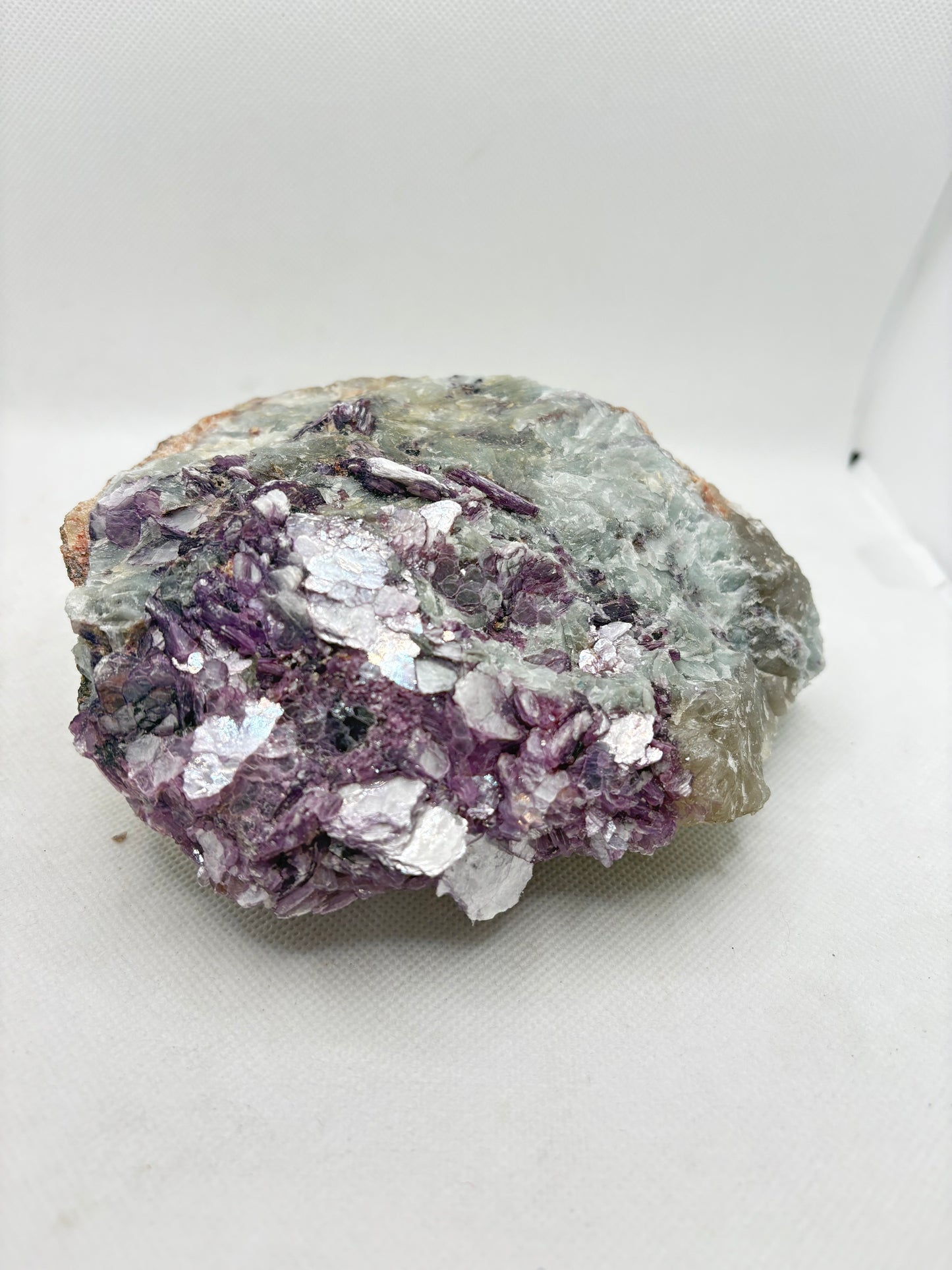Raw Quartz Epidote Lepidolite Large