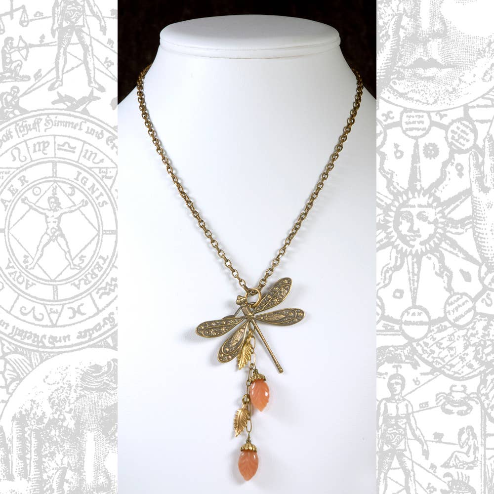 Vintage Brass Necklace - Forever Loved Heart