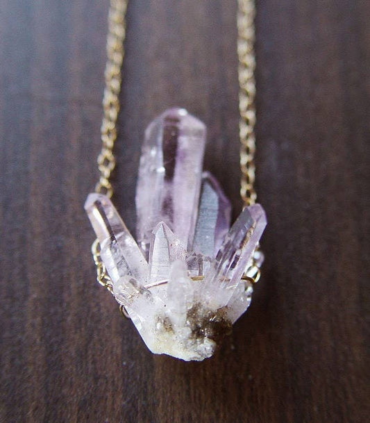 Vera Cruz Amethyst Gold Necklace