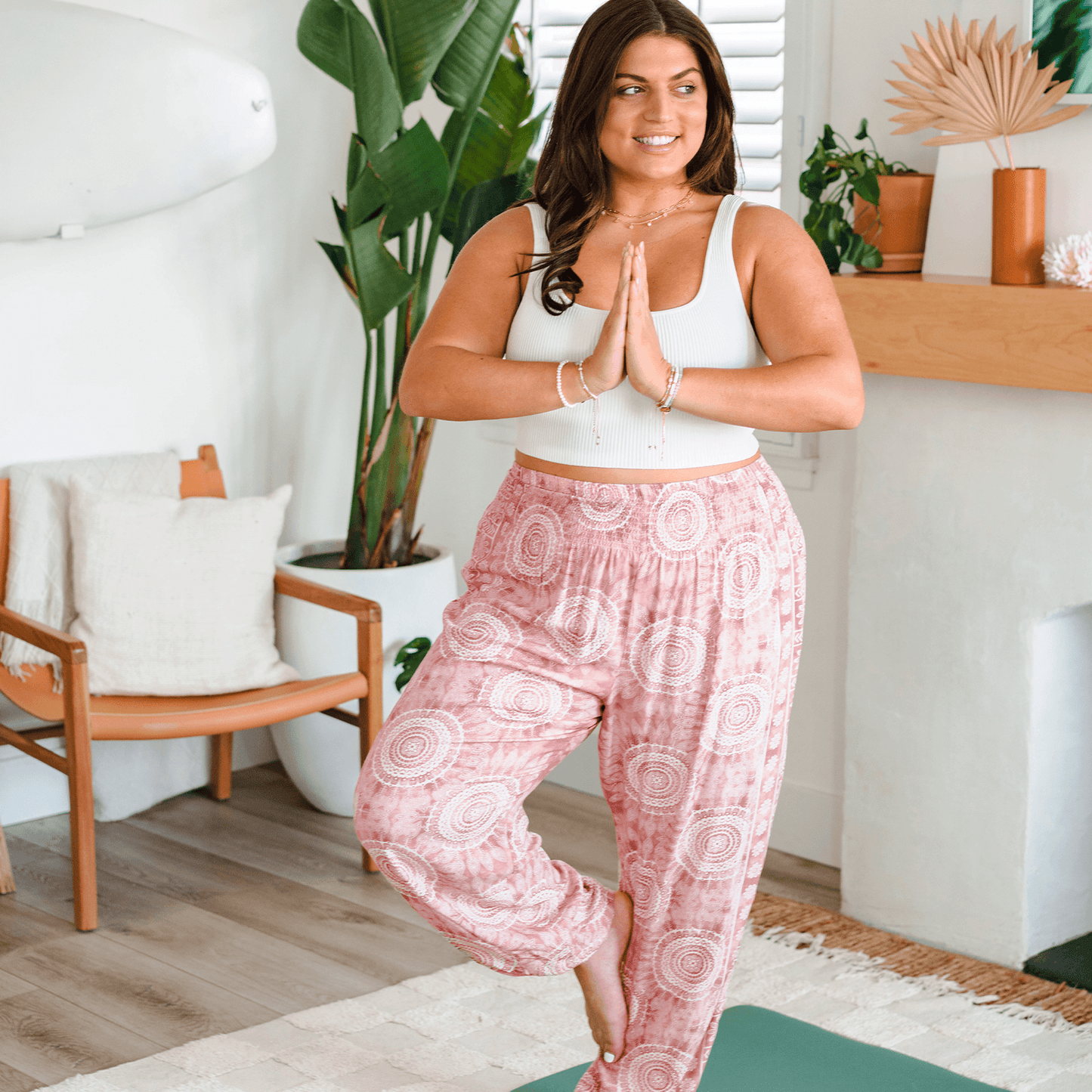 Baja Harem Pants with Pockets: Tall S, M, L/XL