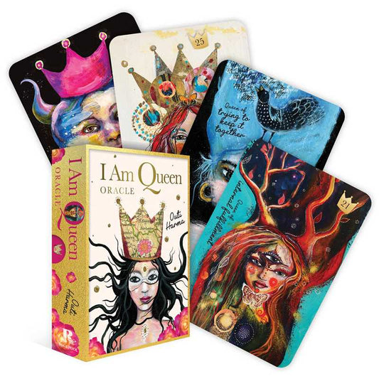 I Am Queen Oracle by Outi Harma: Flashcards; 128 pages / English