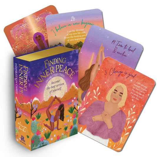 Finding Inner Peace Inspiration Cards by Olivia Bürki: Flashcards; 16 pages / English
