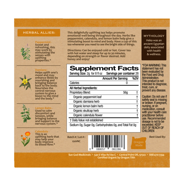 Organic Heka Happy Tea 2oz