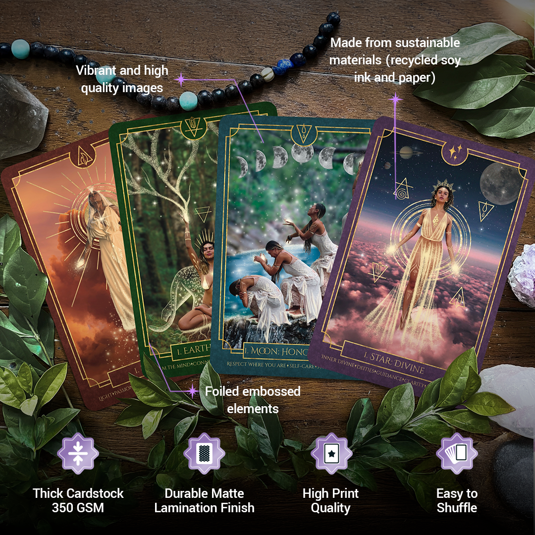 Elemental Empath Oracle Deck & Guidebook