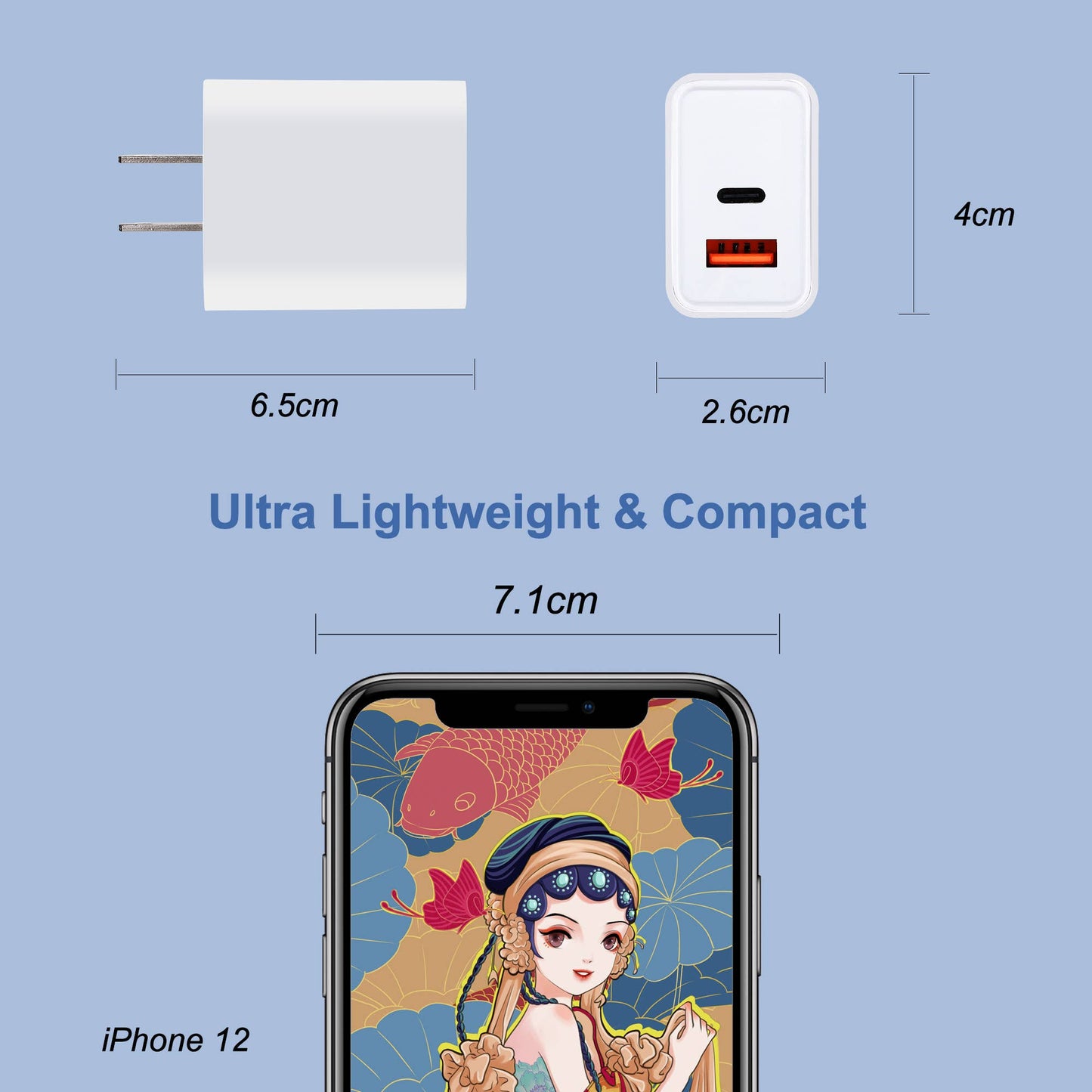 Charge 2-Port USB Wall Chargers for Android & IP Retail Pack: White / 2 USB-A Ports