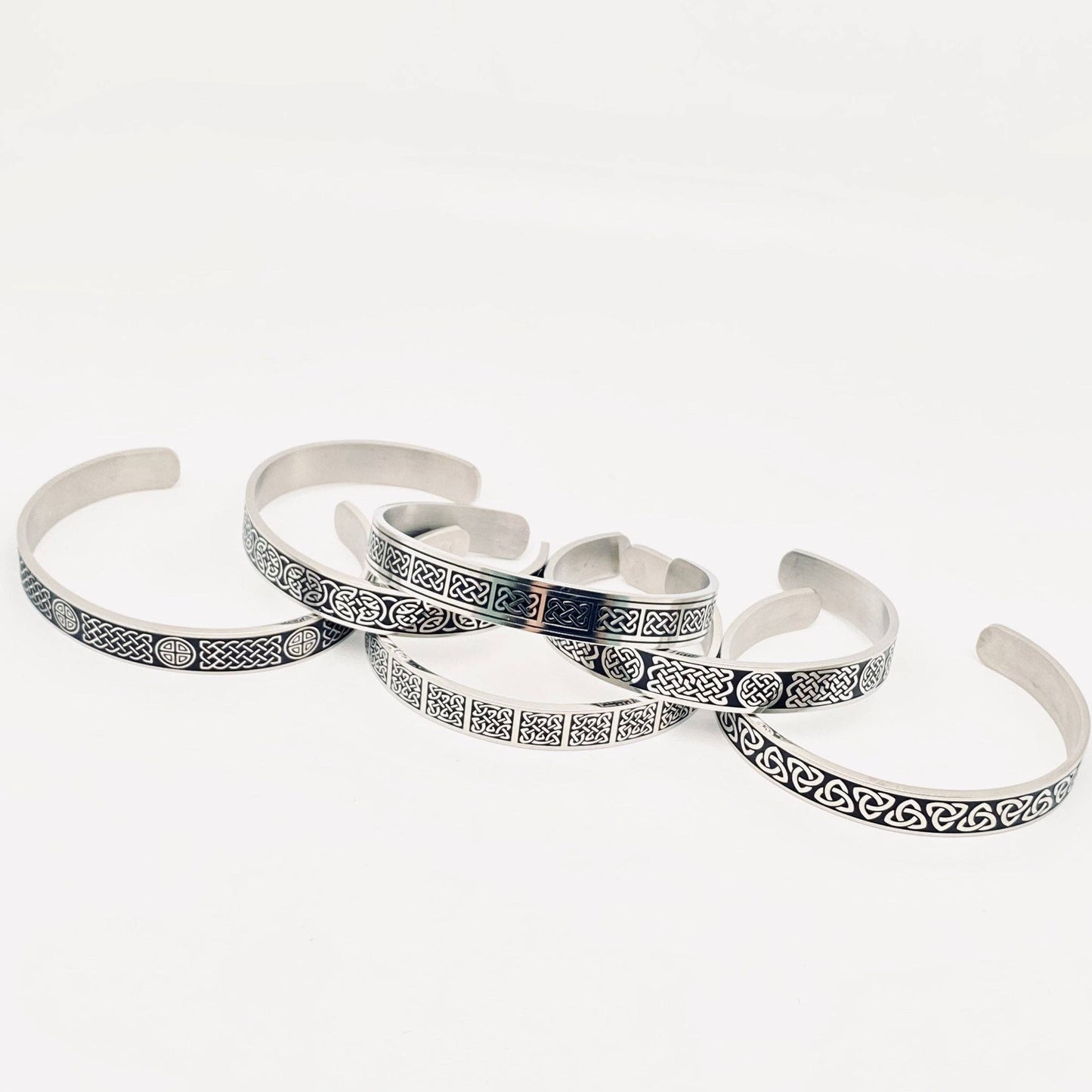 Multi-style Viking Series Stainless Steel Cuff