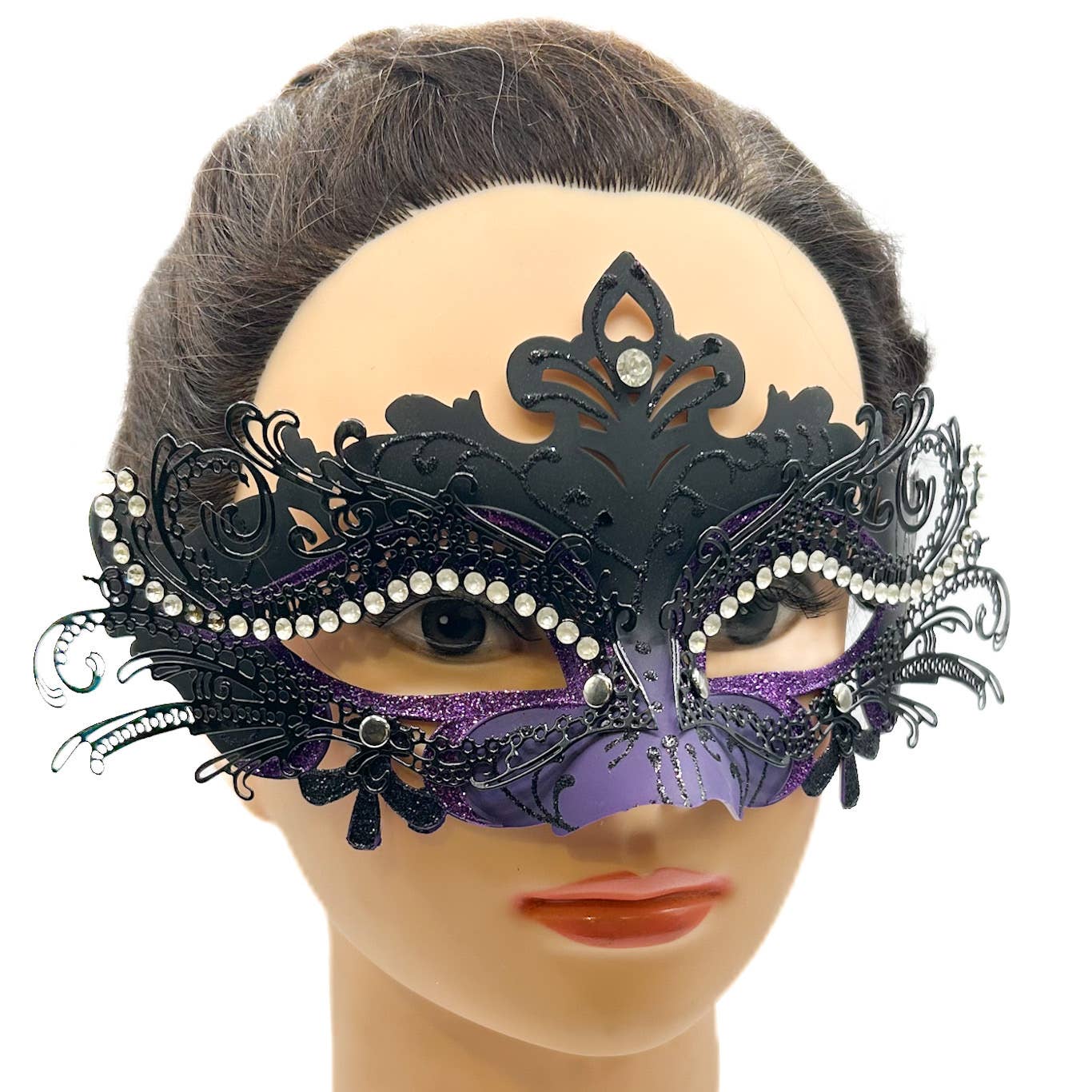 Venetian Style Mask with Crystals
