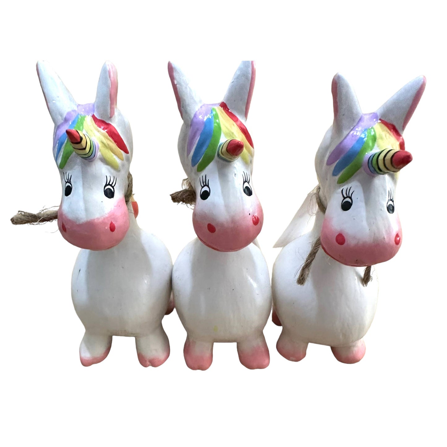 Handmade wooden unicorn