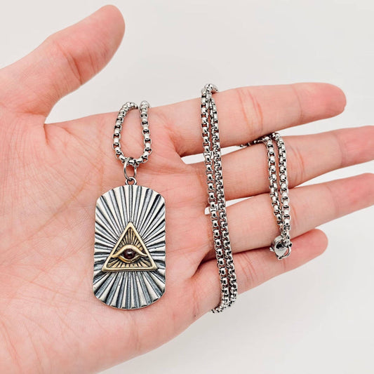 The Eye of God Pendant Necklace Men's Jewelry