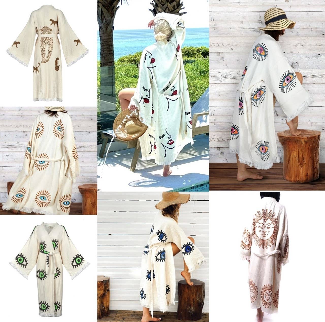 Tan Leopard Robe