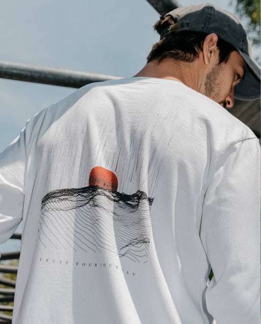 Journey Unisex Washed Cotton Long Sleeve