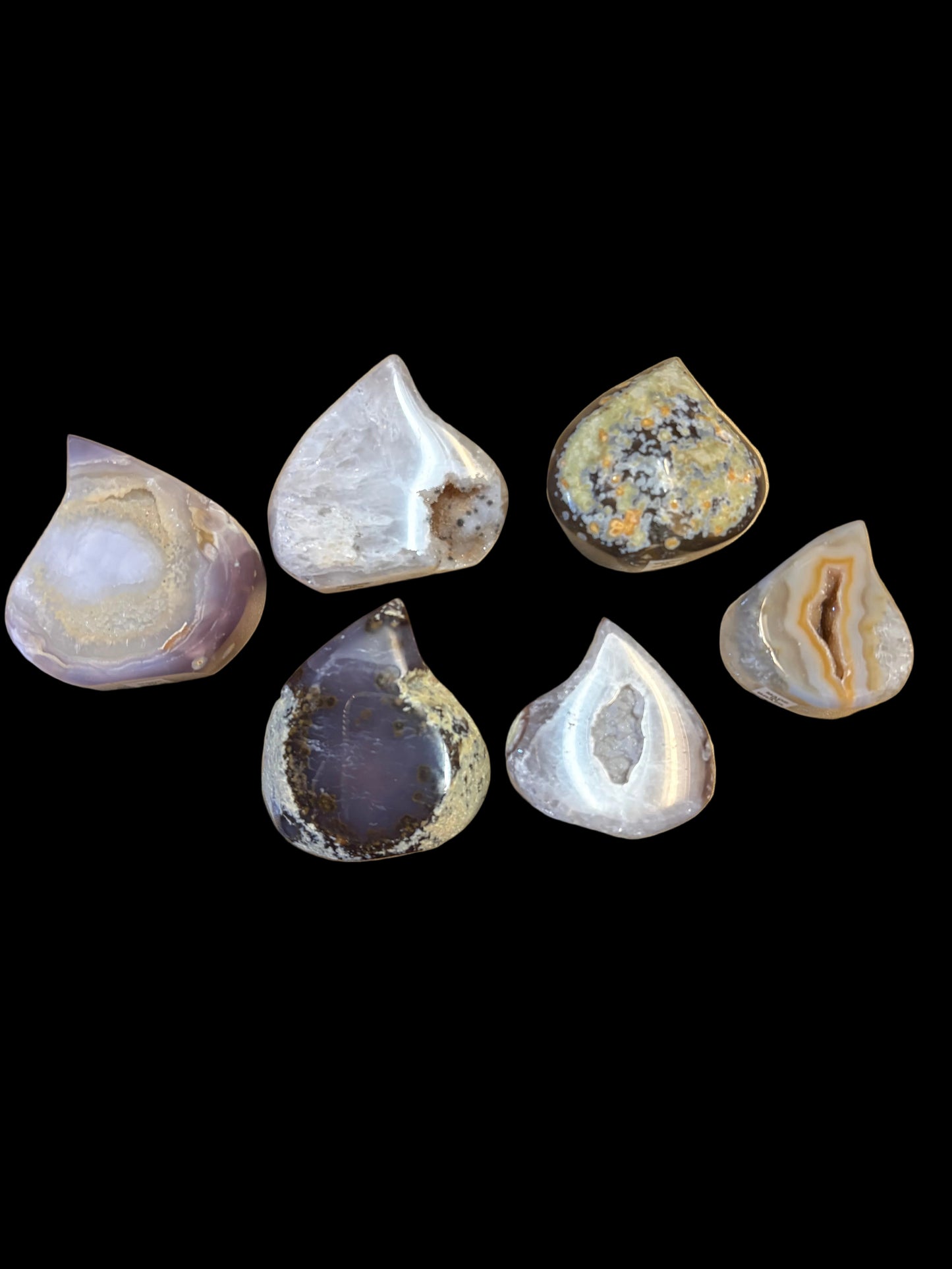 Agate Druzy Flame