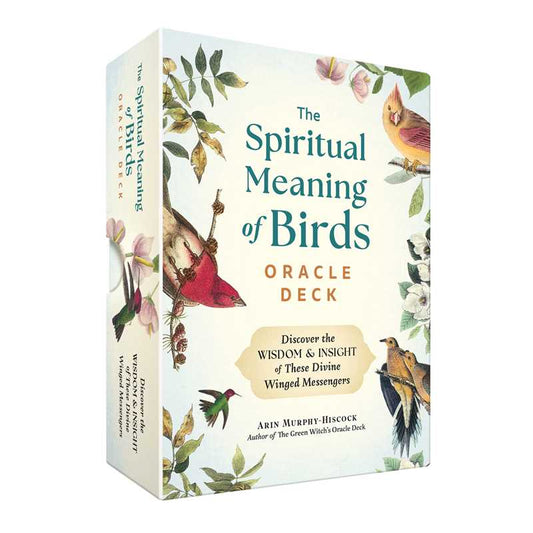 Spiritual Meaning of Birds Oracle Deck by Arin Murphy-Hiscock: Flashcards; 50 pages / English