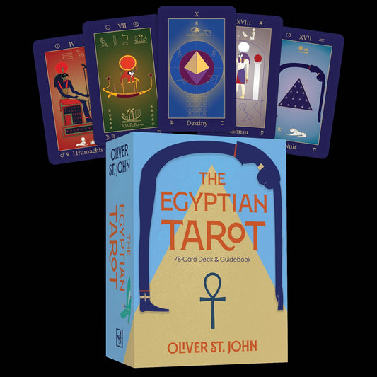 The Egyptian Tarot: 78 Full-Color Cards and 154-Pg Book