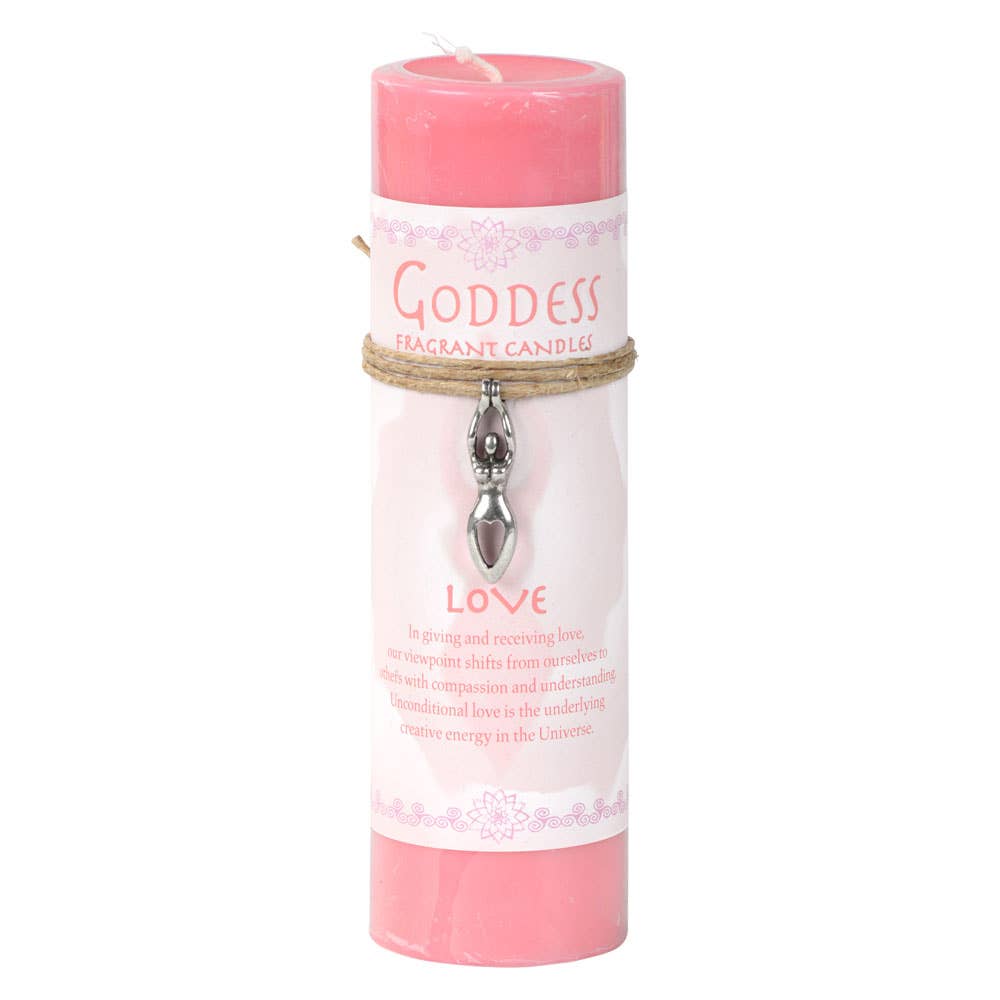 Goddess Pewter Pendant Candles
