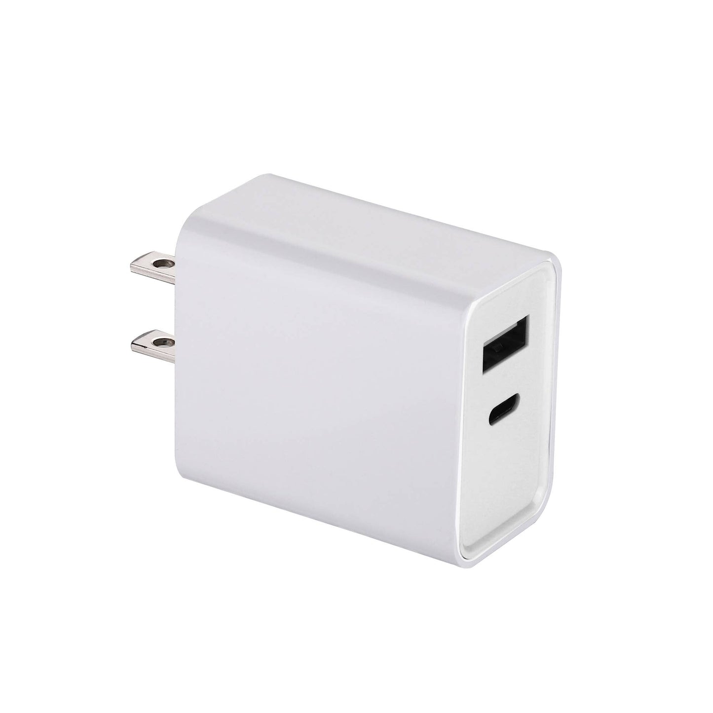 Charge 2-Port USB Wall Chargers for Android & IP Retail Pack: White / 2 USB-A Ports