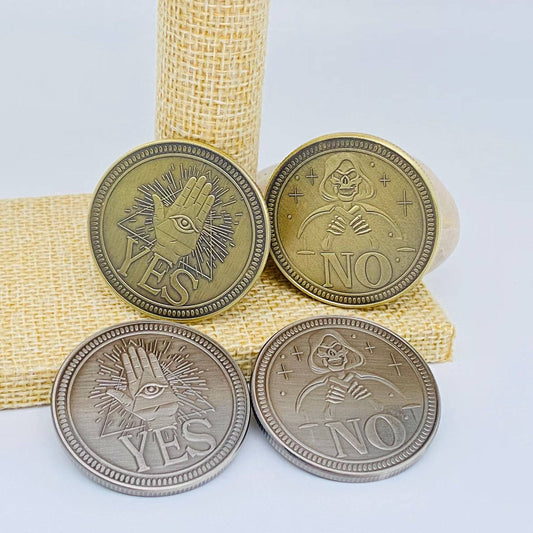 Devil's Eye Death YES/NO Decision Coin Evil Eye