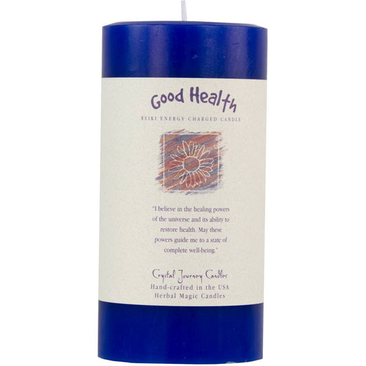 Reiki Herbal Pillar Candle 3"X 6" (Each)