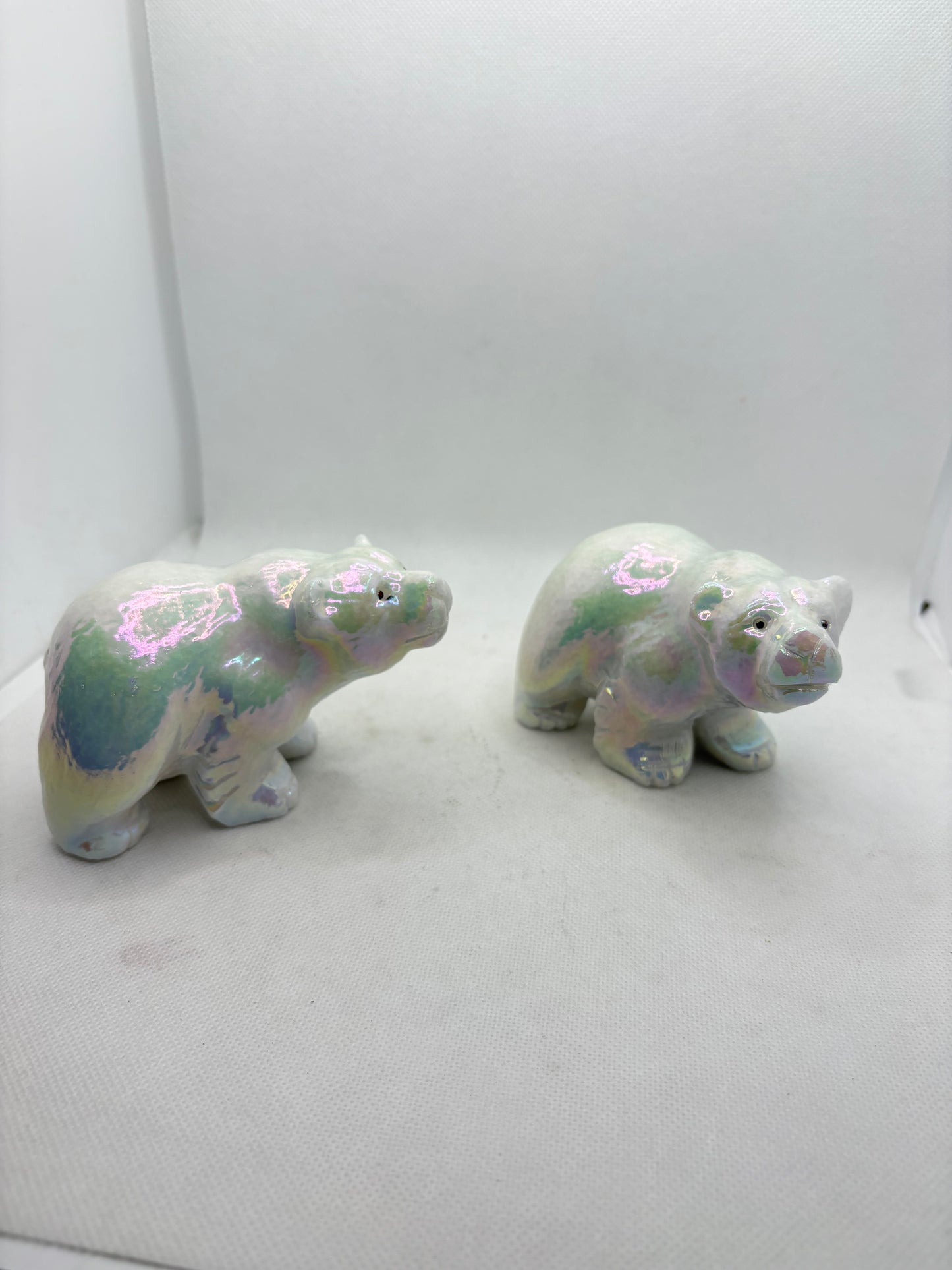 Polar Bear Aura White Jade 4.5"