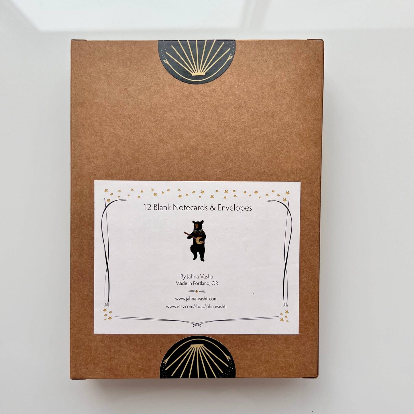 "Miidnight Melodies" Boxed Holiday Cards / Sets of 6 or 12 : Set of 12