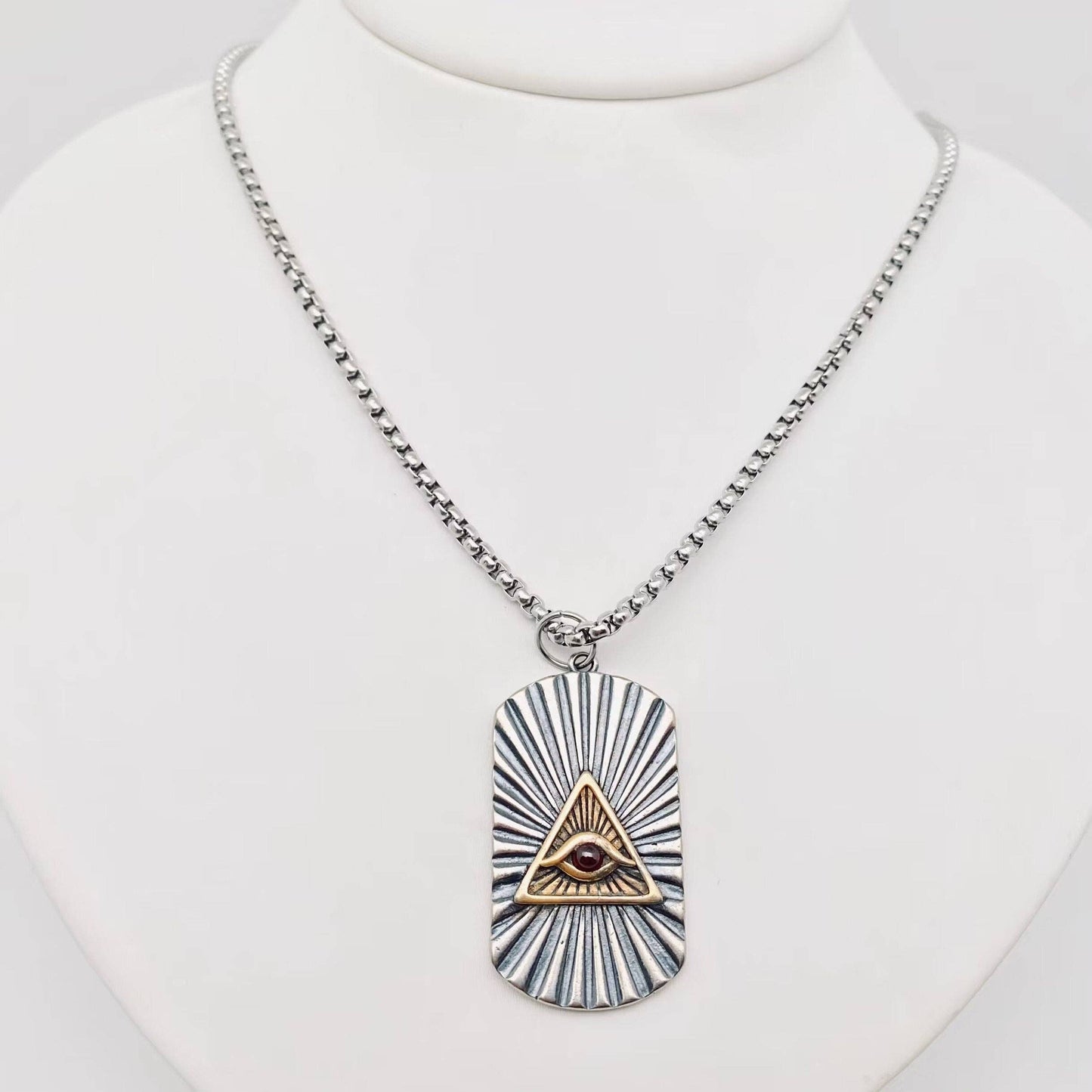 The Eye of God Pendant Necklace Men's Jewelry