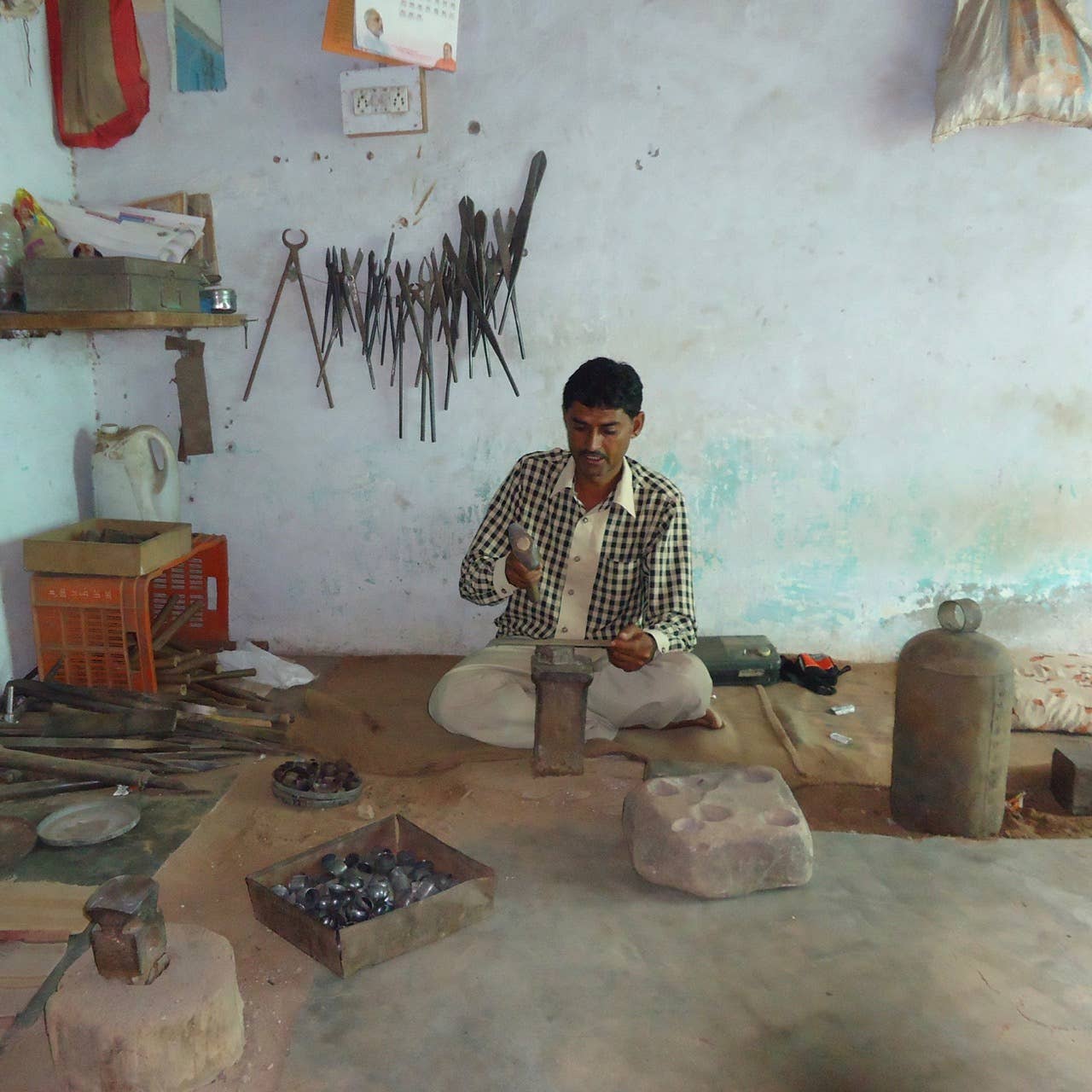 Zommer Chime, Bronze Hand-tuned Garden Wind Chime, India