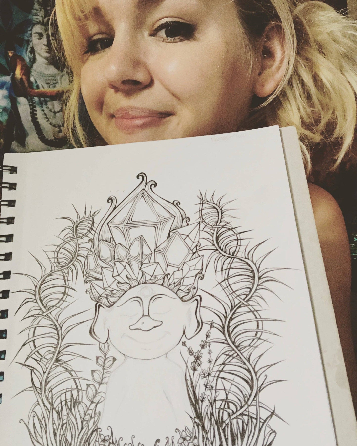 Pashminas- various designs – Double Ply Reversible Festival Fashion, Hand-Drawn Design by Melanie & Justin, Vibrant & 8” x 71”