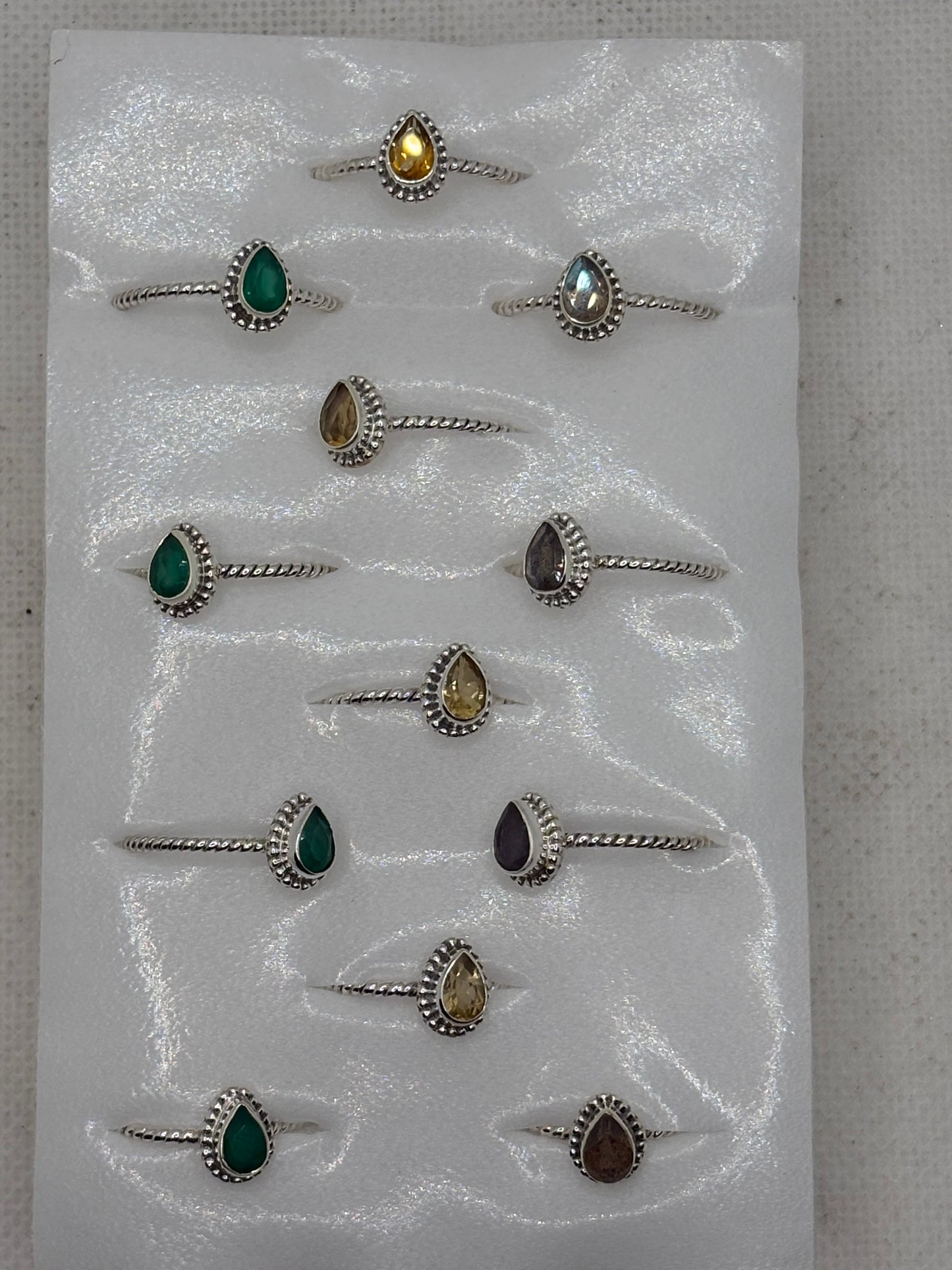 Rings Various Stones