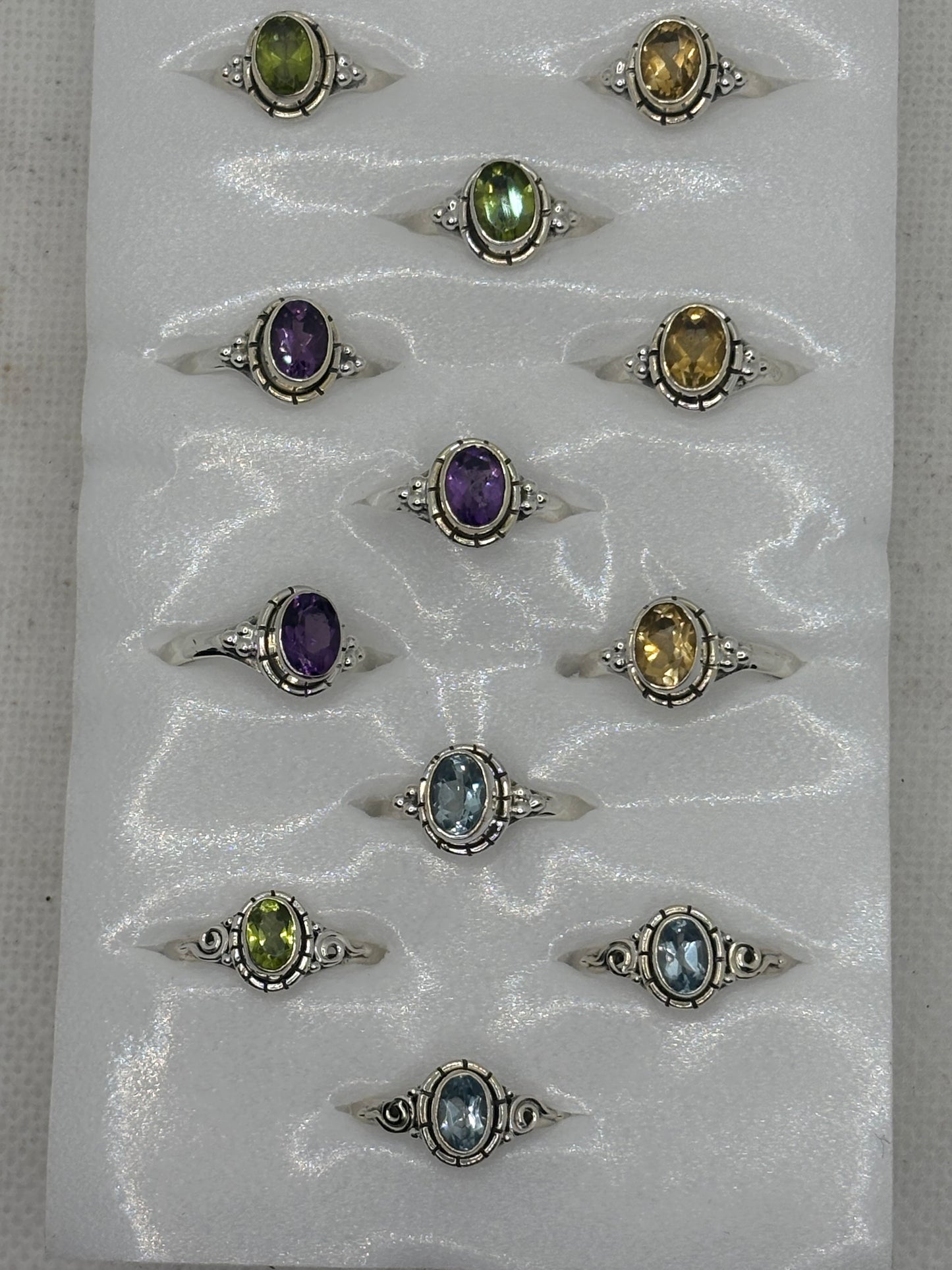 Rings Various Stones