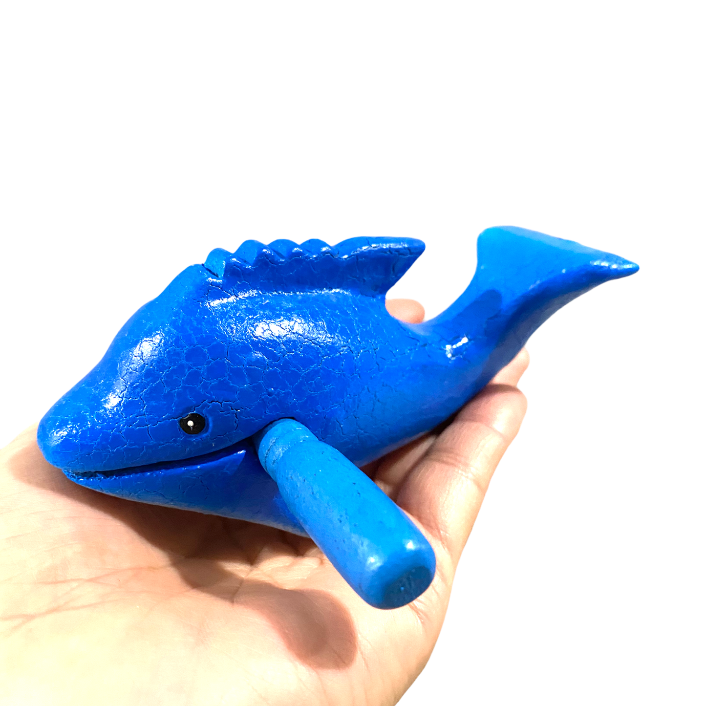 Wooden Musical Whistle Dolphin Percussion Instrument