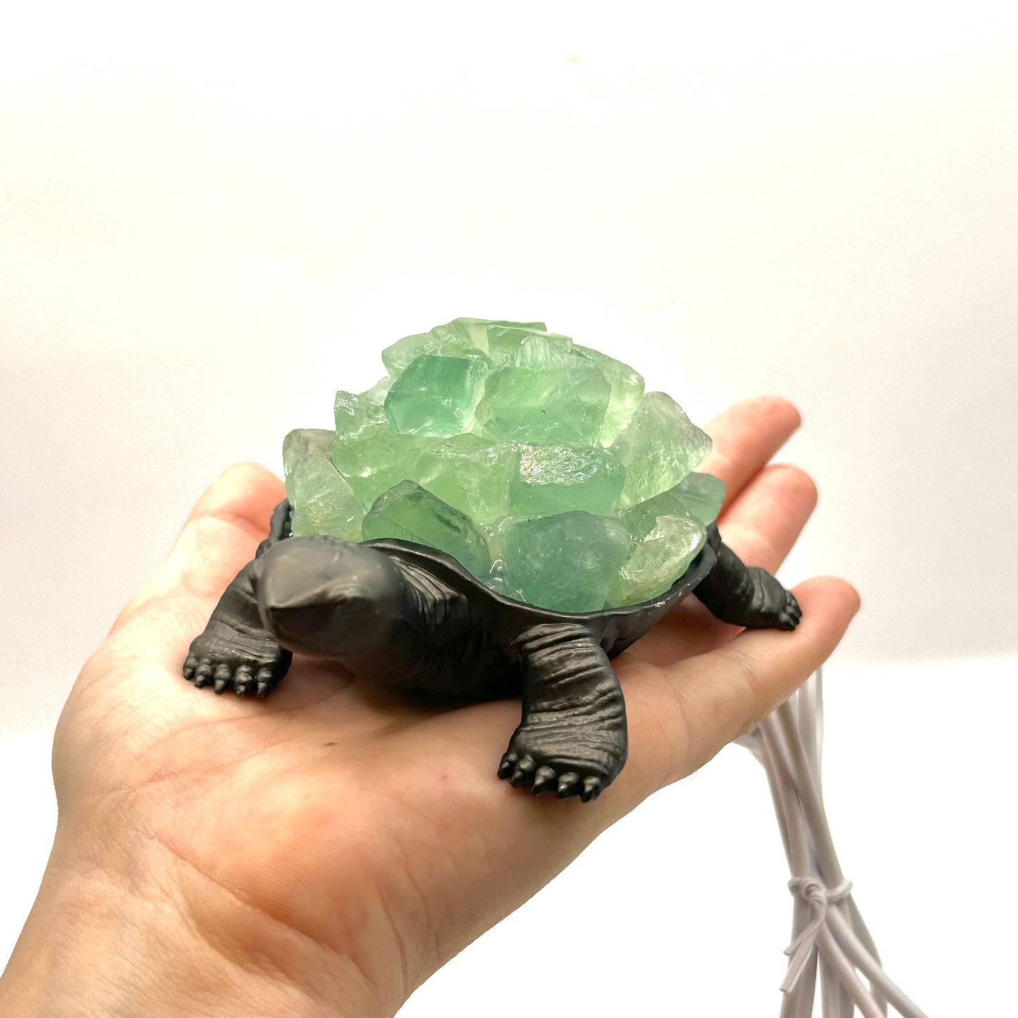 Turtle Gemstone Nightlight- Amethyst or Green Adventurine
