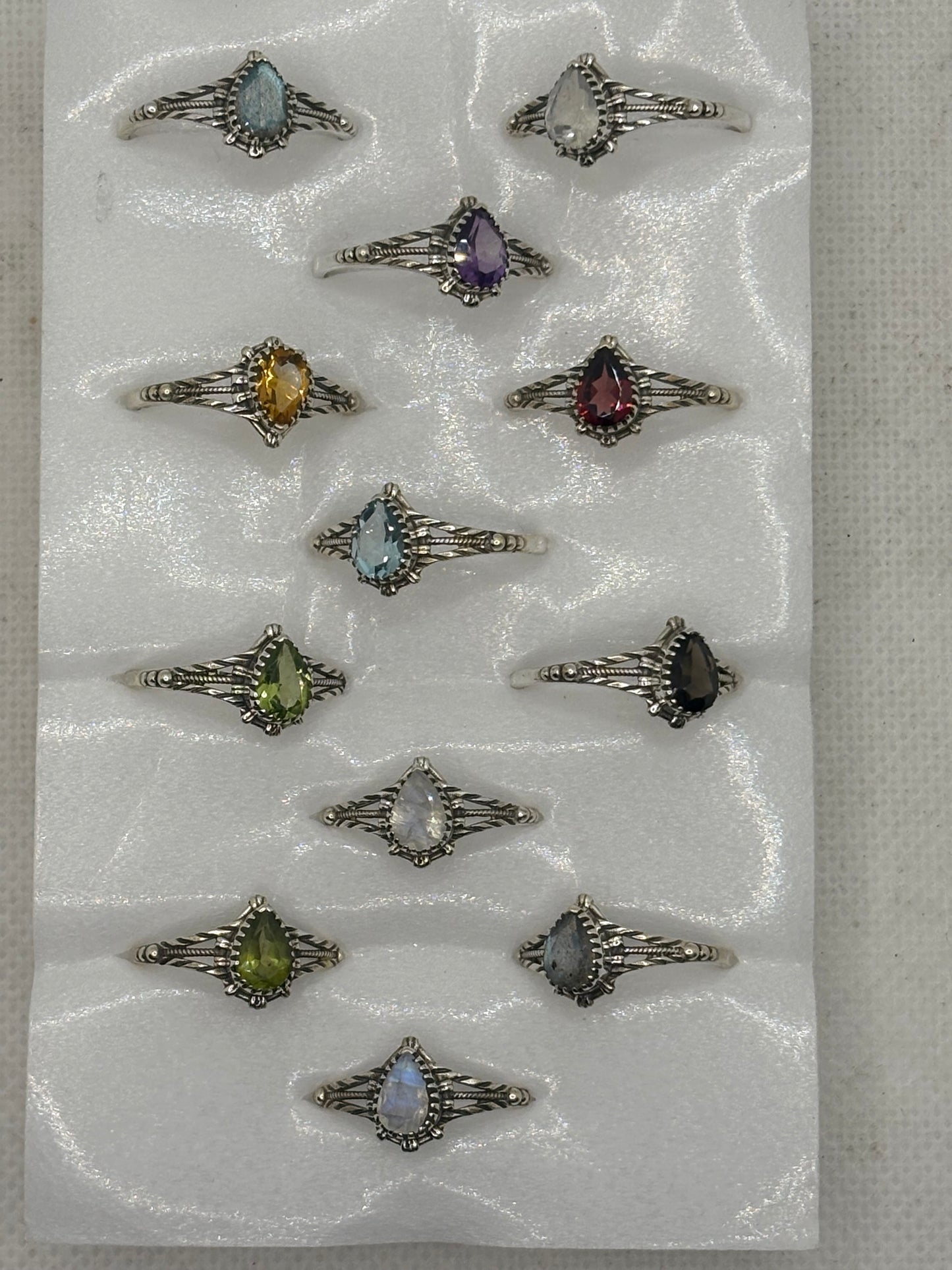 Rings Various Stones