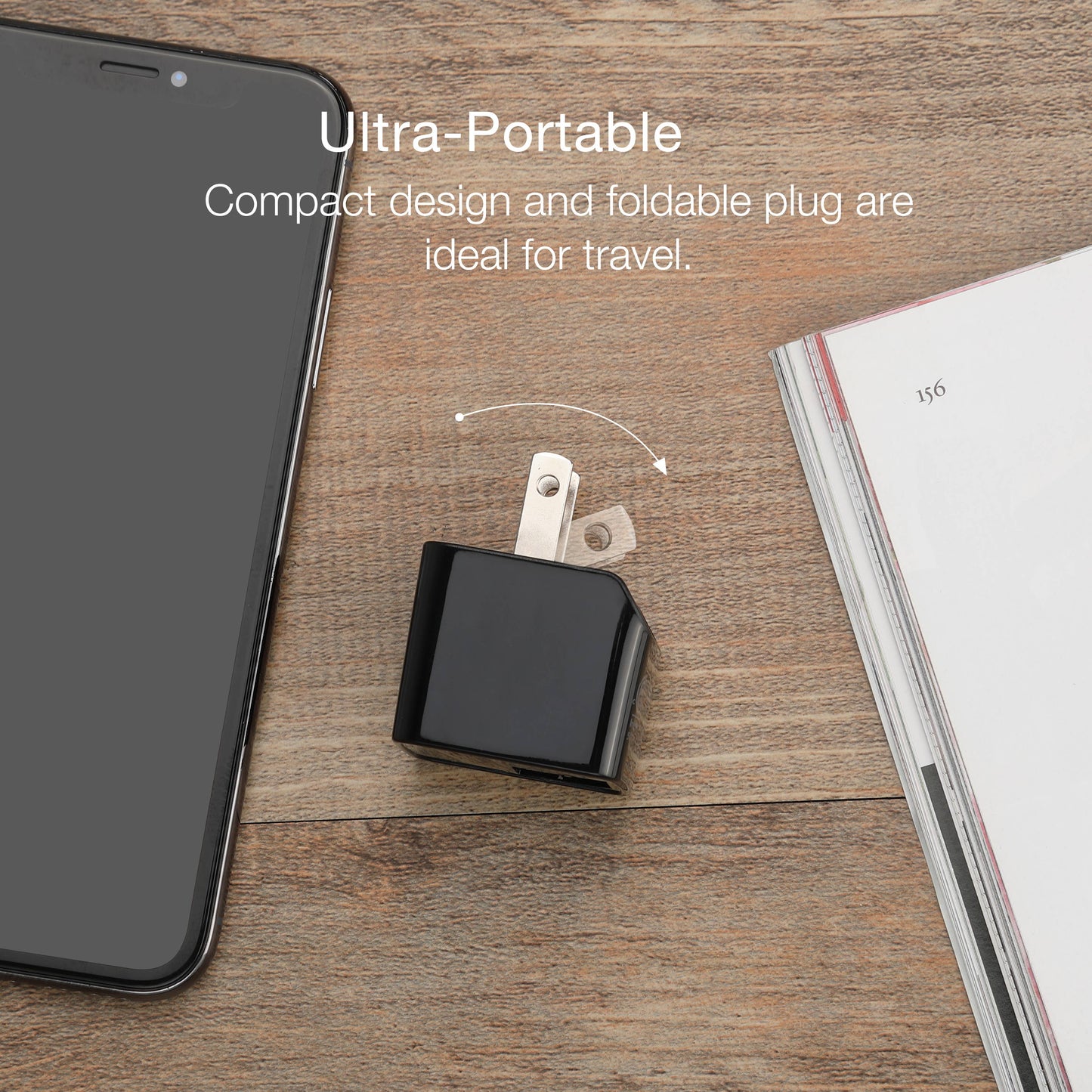 LAX Fast Charging 2 Port USB Wall Charger Retail Pack: White