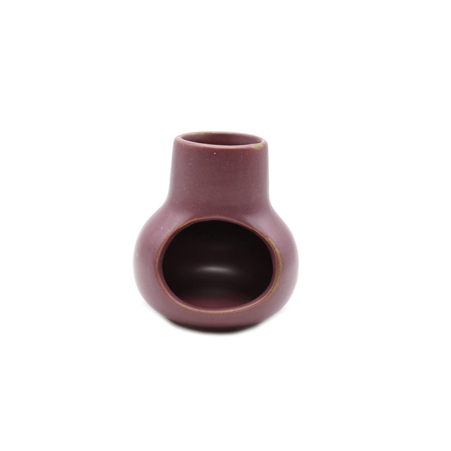 Ceramic Mini Smudge Chimney - Purple