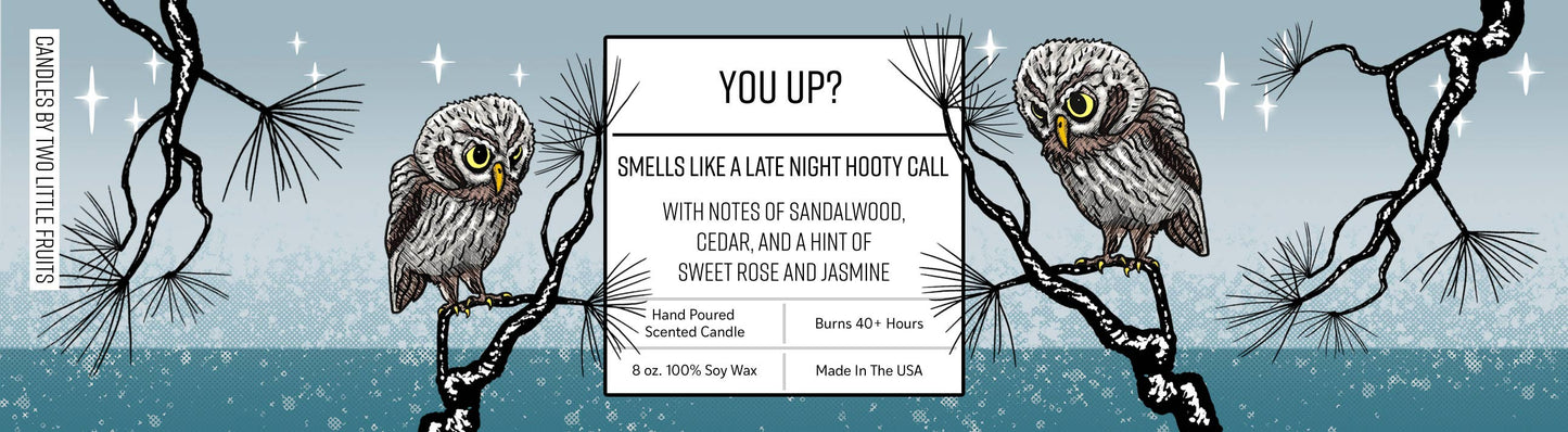 Scented Candle | Sandalwood Candle | Cedar Candle | You Up?
