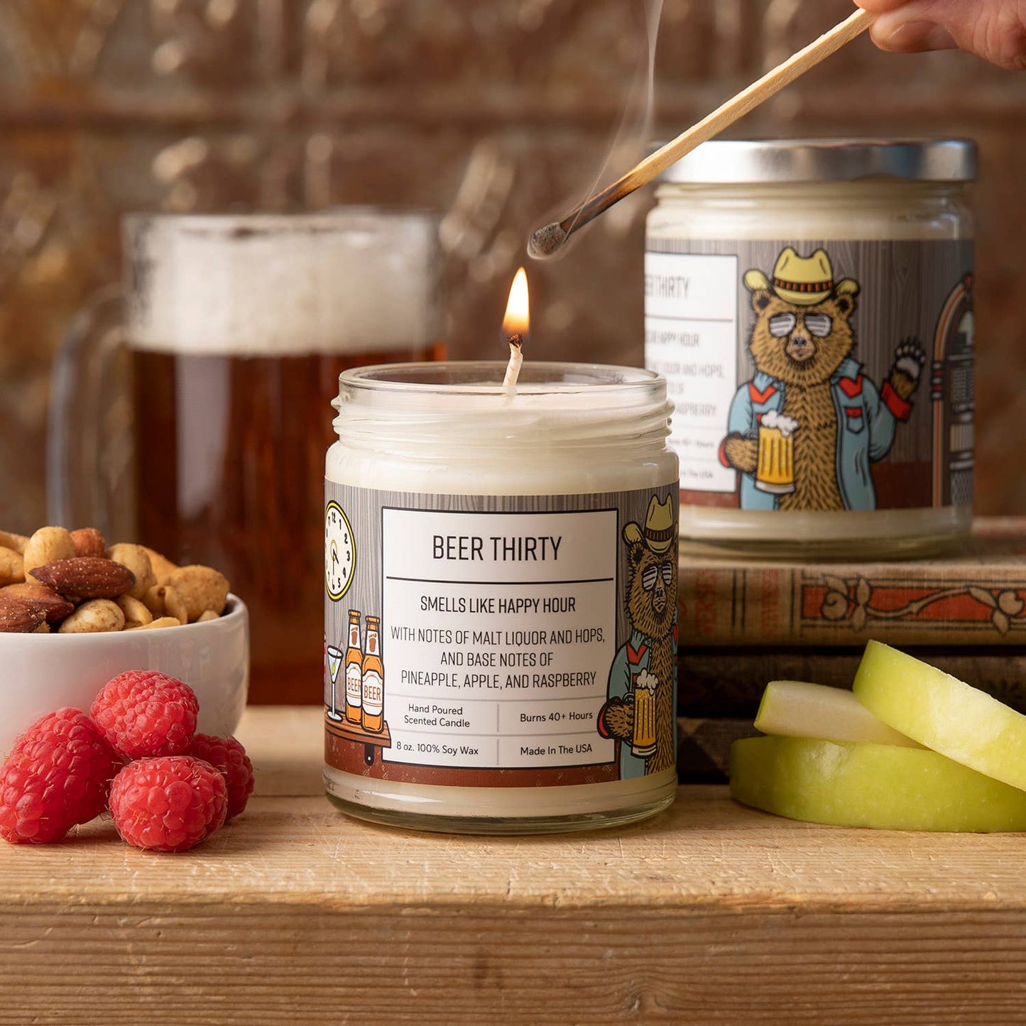 Soy Candle | Beer  Candle | Boozy Candles | Beer Thirty