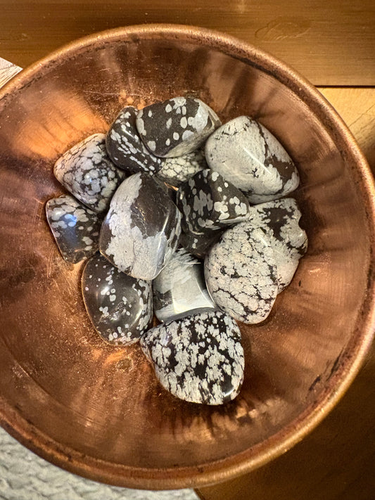 Snowflake Obsidian Tumbled Small