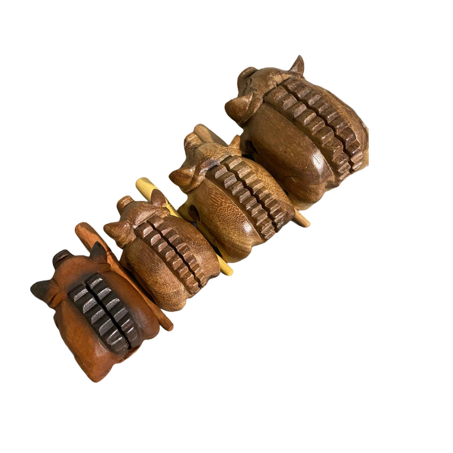 Wooden Musical Pig Percussion Instrument 4"