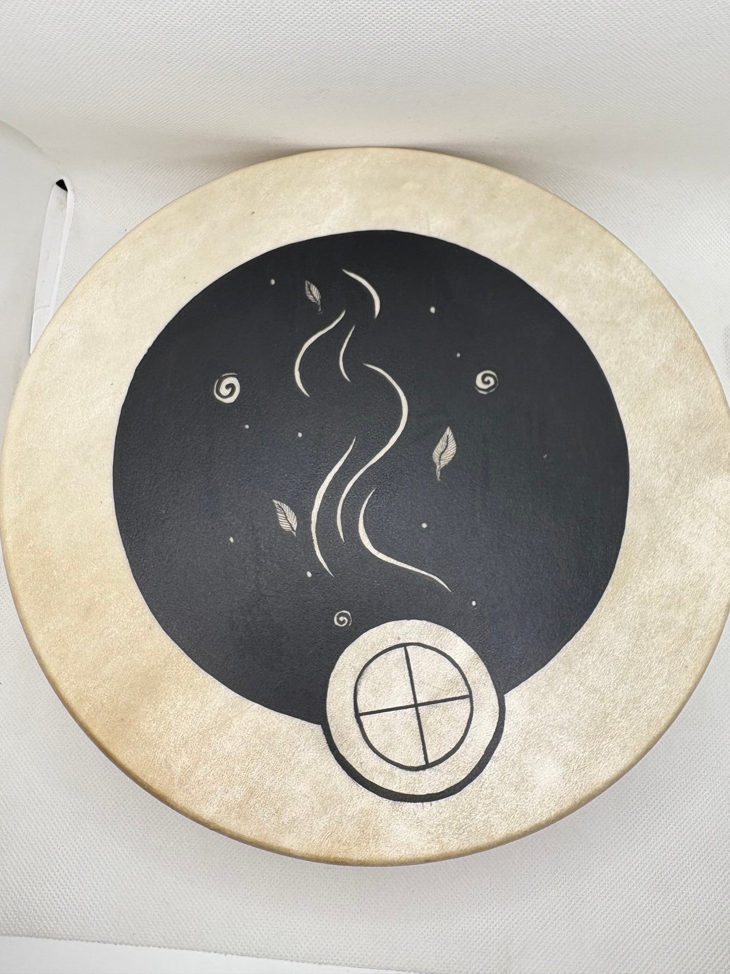 Drum 10" Deer Skin Earth Signs Locally Made