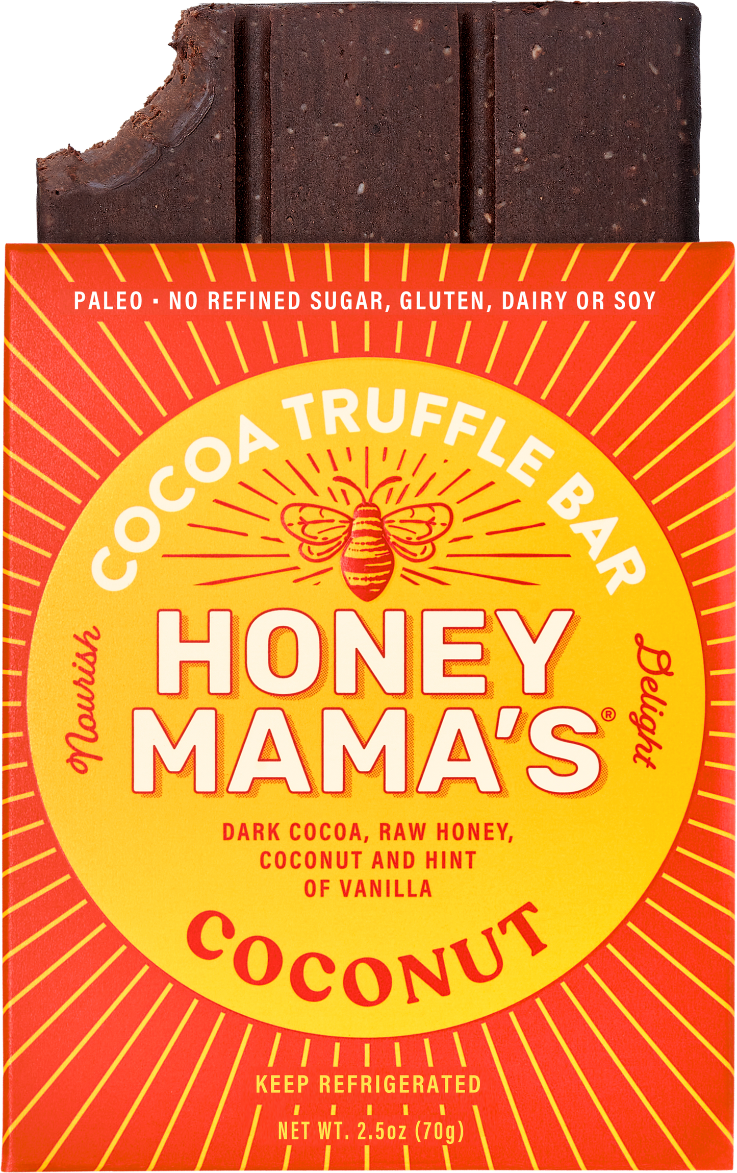 Coconut Cocoa Truffle Bar 2.5oz. (12 count)