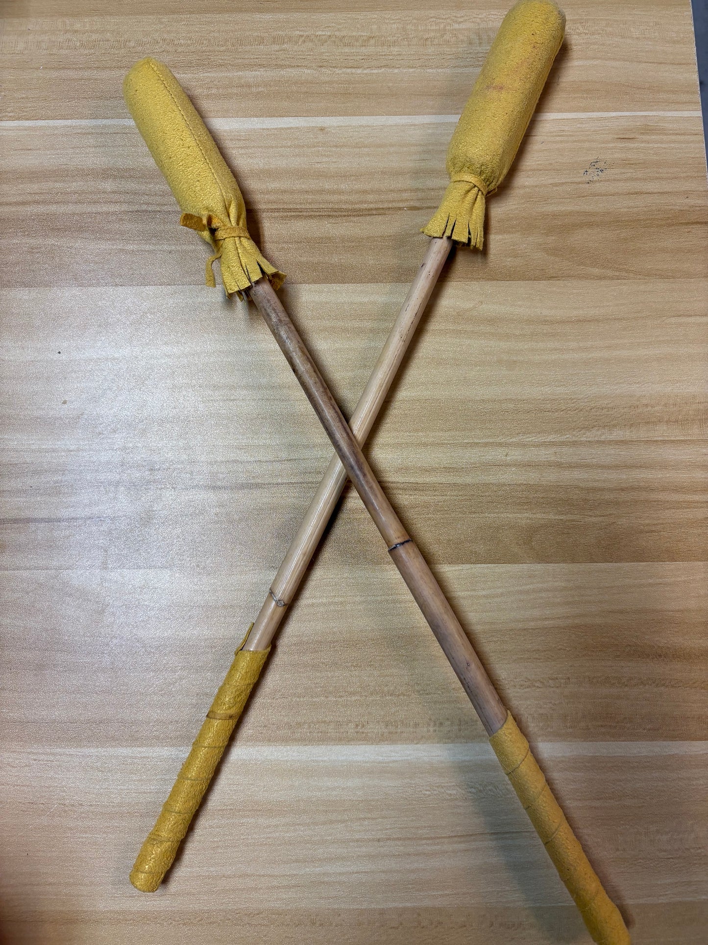 Wood Drum Stick with Leather