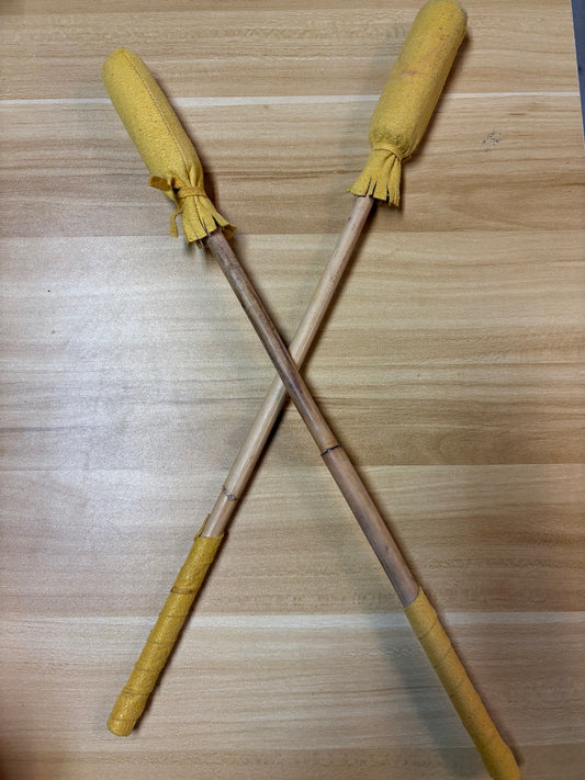 Wood Drum Stick with Leather